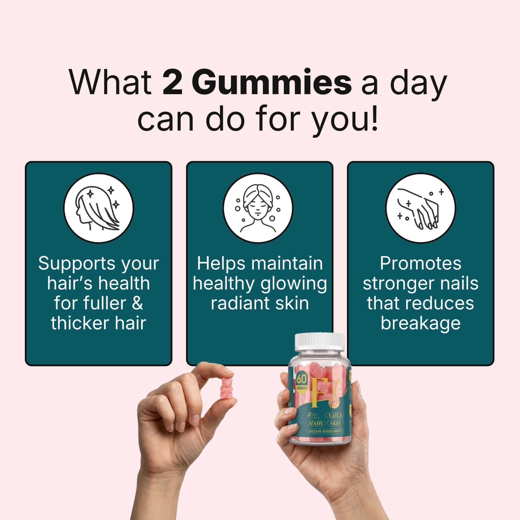 Luvia™ Hair, Skin & Nails Gummies