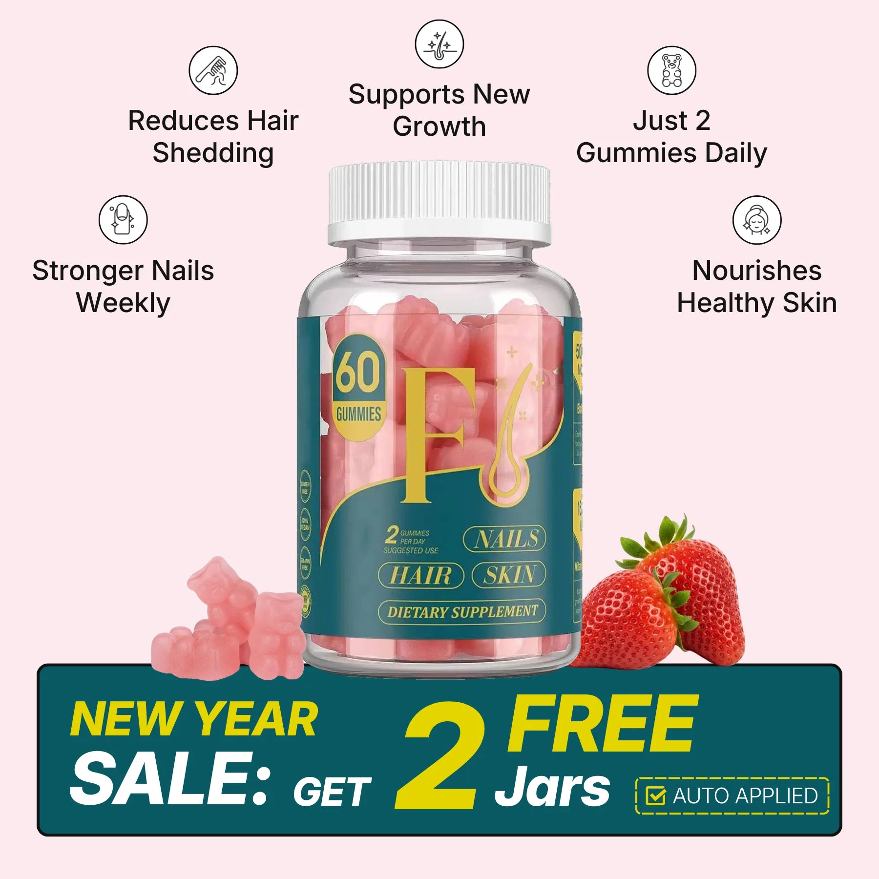 Luvia™ Hair, Skin & Nails Gummies